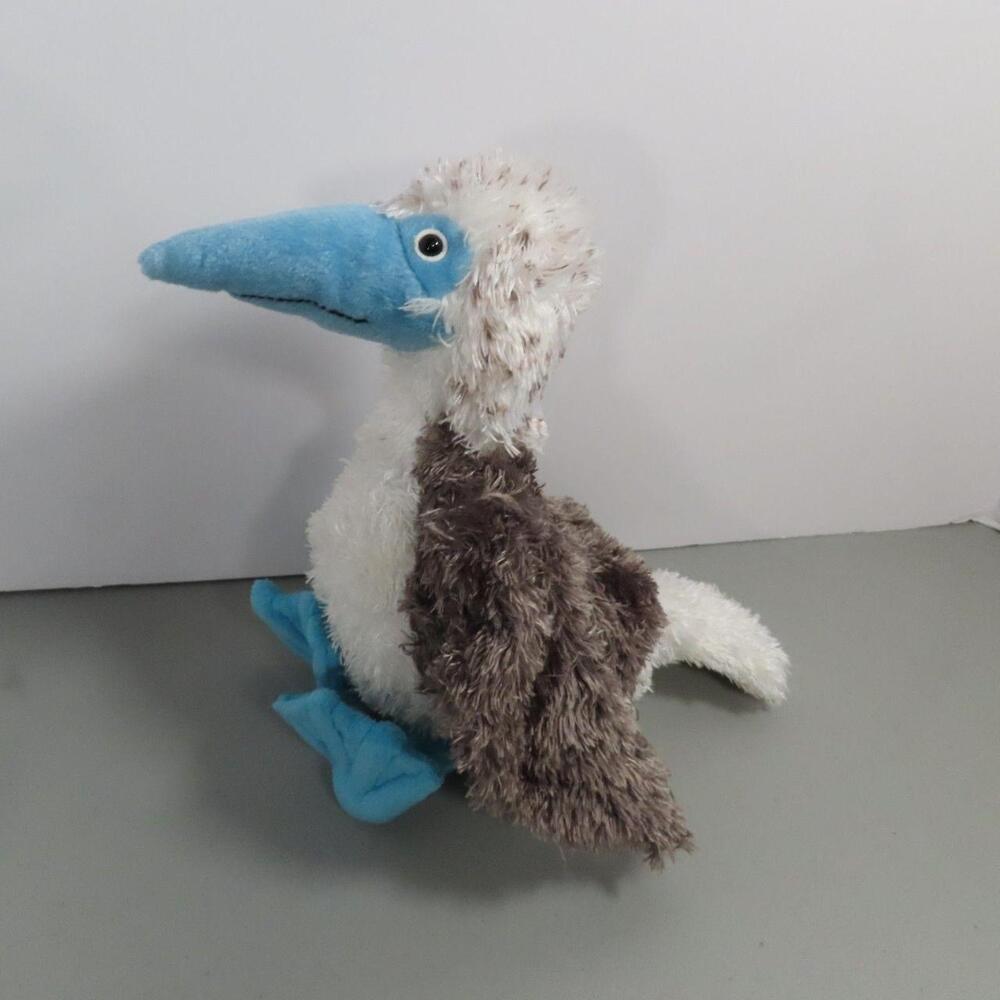 The product is a vintage GUND Blue Footed Booby plush stuffed animal from 1986,